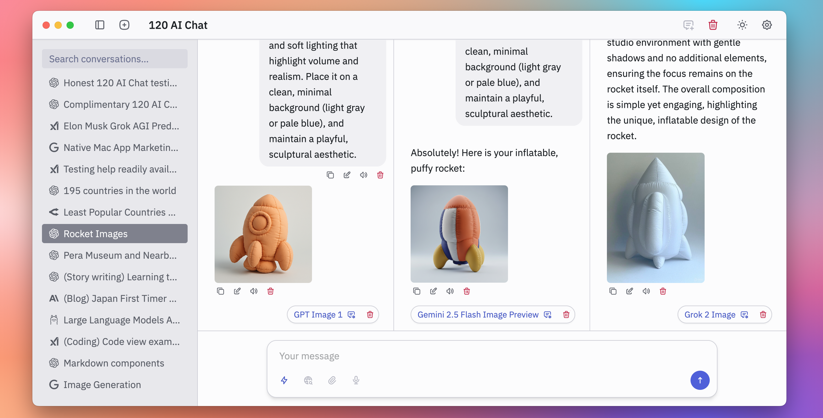 Multi image generation